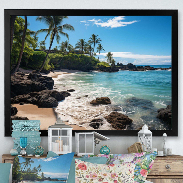 Maui Tropical Dreamscape II - Cityscapes Canvas Wall Art