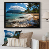 Aloha Tropical Dreamscape II - Cityscapes Canvas Wall Art