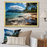 Aloha Tropical Dreamscape II - Cityscapes Canvas Wall Art