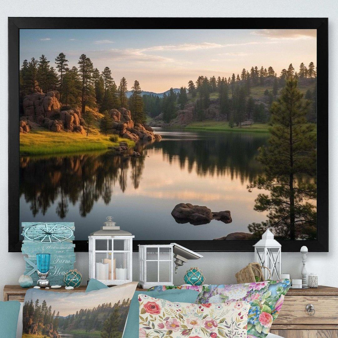 South Dakota Custer State Park Serenity I - Landscapes Canvas Wall Art