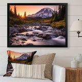 Washington Mount Rainier National Park II - Cityscapes Canvas Wall Art