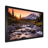 Washington Mount Rainier National Park II - Cityscapes Canvas Wall Art