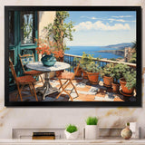 La Dolce Italian Coast I - Landscapes Canvas Wall Art