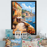 La Dolce Italian Beachside I - Landscapes Canvas Wall Art