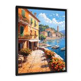 La Dolce Italian Beachside I - Landscapes Canvas Wall Art