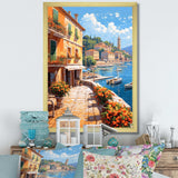 La Dolce Italian Beachside I - Landscapes Canvas Wall Art