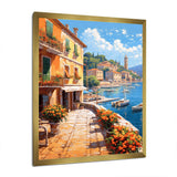 La Dolce Italian Beachside I - Landscapes Canvas Wall Art