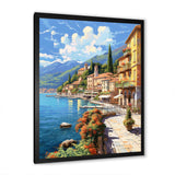 La Dolce Italian Beachside II - Landscapes Canvas Wall Art