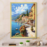 La Dolce Italian Beachside II - Landscapes Canvas Wall Art