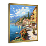 La Dolce Italian Beachside II - Landscapes Canvas Wall Art