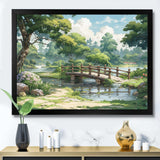 Japan Landscape Of The Rising Sun I - Landscapes Canvas Wall Art