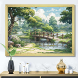 Japan Landscape Of The Rising Sun I - Landscapes Canvas Wall Art