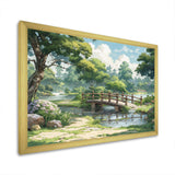 Japan Landscape Of The Rising Sun I - Landscapes Canvas Wall Art