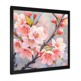 Peach Blossom Bliss II - Floral Canvas Wall Art