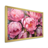 Pink Peony Perfection I - Floral Canvas Wall Art