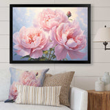 Pink Peony Perfection II - Floral Canvas Wall Art