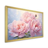 Pink Peony Perfection II - Floral Canvas Wall Art