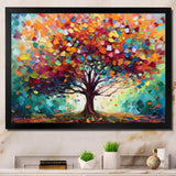 Coral Oak Tree At The Farm I - Landscapes Canvas Wall Art