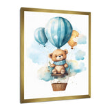 Nursery Bear Cub Children Dreams II - Animals Canvas Wall Art