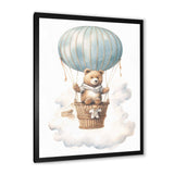 Nursery Bear Cub Kids Dreams I - Animals Canvas Wall Art