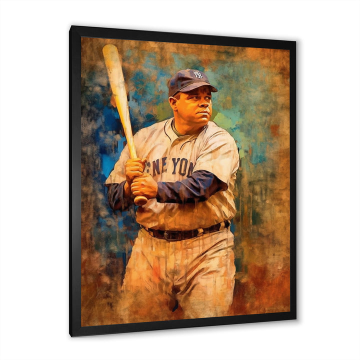 Vintage Baseball Glory - Sport Baseball Canvas Wall Art
