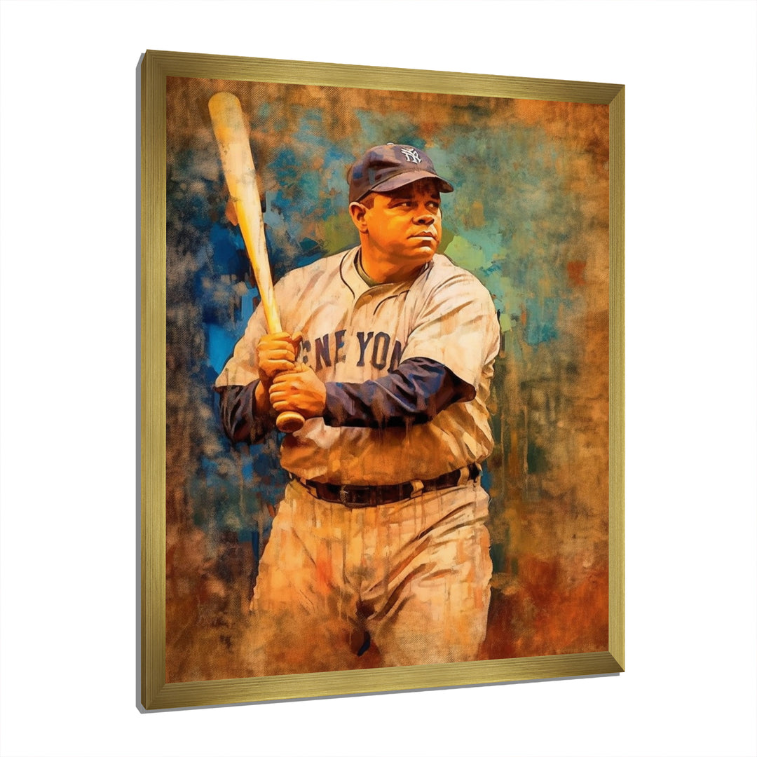 Vintage Baseball Glory - Sport Baseball Canvas Wall Art
