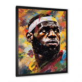 Le Bron Multicolor - Sport Basketball Canvas Wall Art
