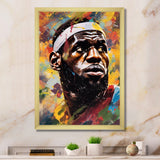Le Bron Multicolor - Sport Basketball Canvas Wall Art