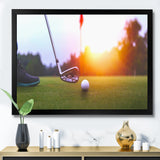 Golf Swing Excellence I - Golf Canvas Wall Art