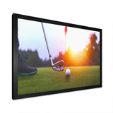 Golf Swing Excellence I - Golf Canvas Wall Art