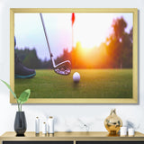 Golf Swing Excellence I - Golf Canvas Wall Art