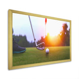 Golf Swing Excellence I - Golf Canvas Wall Art