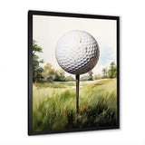 Minimalism Golf Ball I - Sports Canvas Wall Art