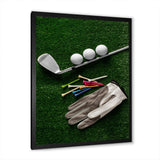 Golf Set Swing Excellence III - Sports Canvas Wall Art