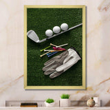 Golf Set Swing Excellence III - Sports Canvas Wall Art