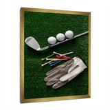 Golf Set Swing Excellence III - Sports Canvas Wall Art