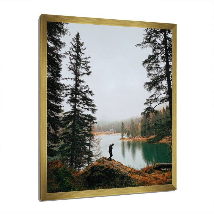 Lake Trails Harmony - Hiking Canvas Wall Art