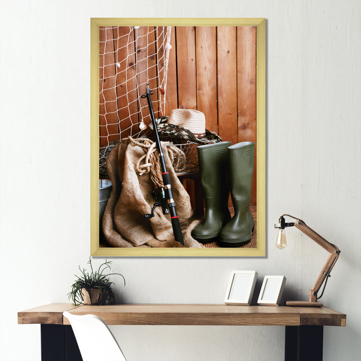 Ready For Fishing - Hunting &amp; Fishing Canvas Wall Art
