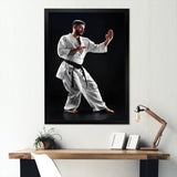 Martial Arts Combat Warrior I - Martial Arts Canvas Wall Art