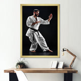 Martial Arts Combat Warrior I - Martial Arts Canvas Wall Art