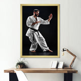 Martial Arts Combat Warrior I - Martial Arts Canvas Wall Art