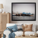 Photo Sailing Port Serenity I - Sailing Canvas Wall Art
