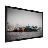 Photo Sailing Port Serenity I - Sailing Canvas Wall Art