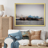 Photo Sailing Port Serenity I - Sailing Canvas Wall Art