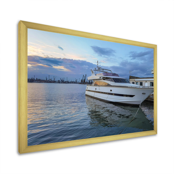 Yacht Boat Serenity Photo - Sailing Canvas Wall Art