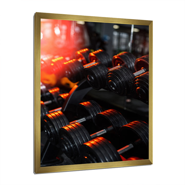 Weightlifting And Gym - Weightlifting Canvas Wall Art
