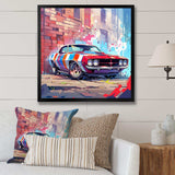 Graffiti Muscle Car I - Transportation Canvas Wall Art