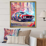 Graffiti Muscle Car I - Transportation Canvas Wall Art