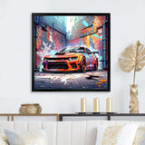 Graffiti Muscle Car III - Transportation Canvas Wall Art