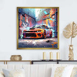 Graffiti Muscle Car III - Transportation Canvas Wall Art